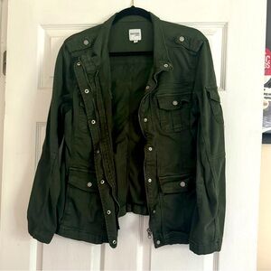 Green cargo jacket